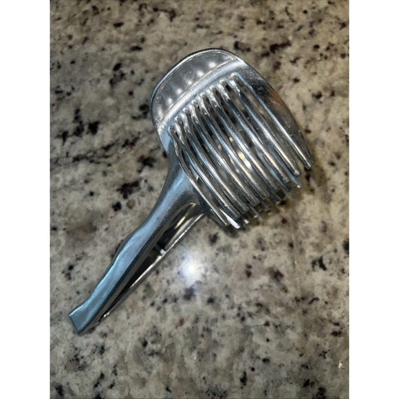 The Unbranded Brand Other - Vintage Aluminum Slicer Guide – Retro Handheld Egg & Soft Vegetable Cutter